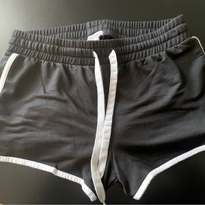 Forever 21 black gym shorts, size small.